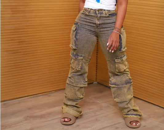 Acid Oversized Jeans