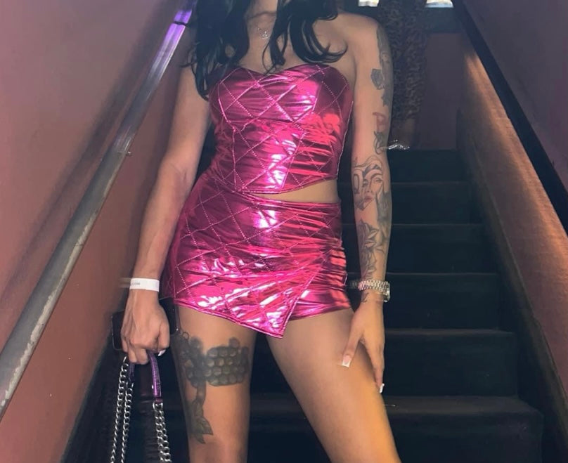 Pink P / Crush Metallic Set