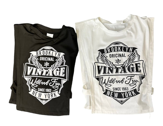 Short sleeve vintage t shirt