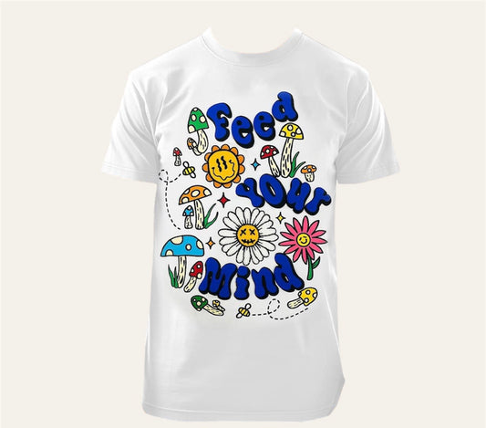 Feed your mind - White