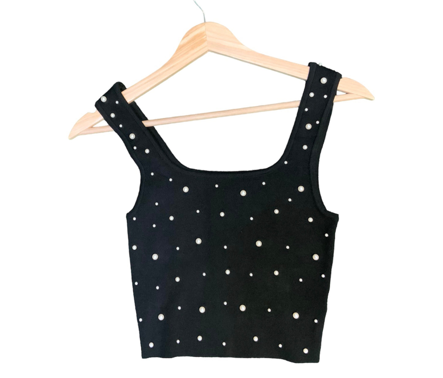 Beaded crop top